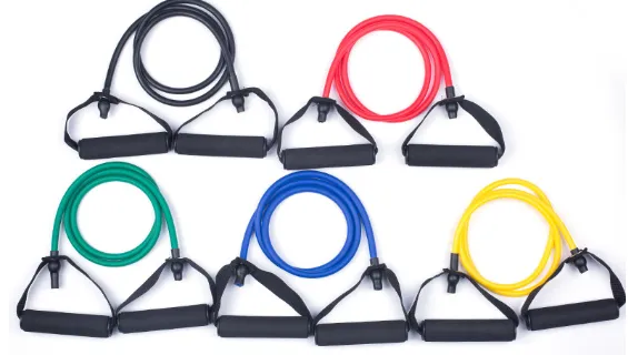 Resistance tube with handle