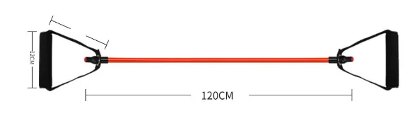 Resistance tube with handle
