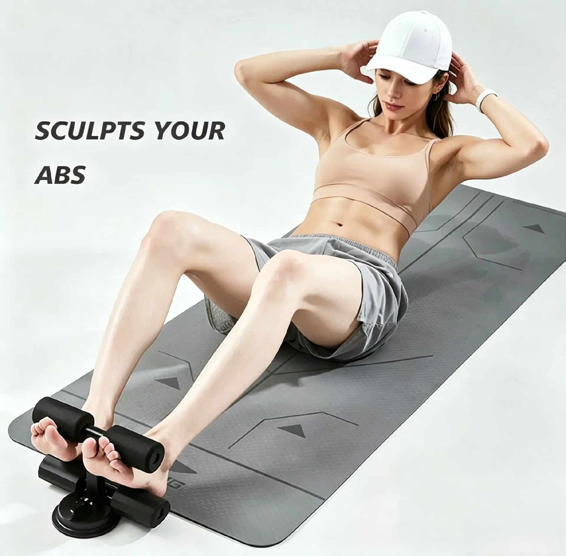 Sit Up Bar Adjustable Indoor Fitness Equipmen