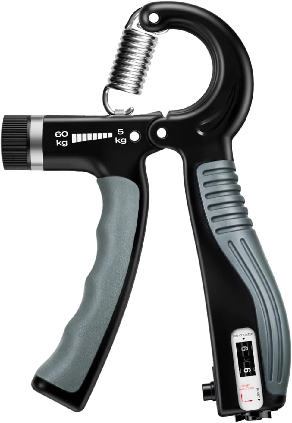 Adjustable Resistance 11-132lbs/5-60kg Hand Gripper