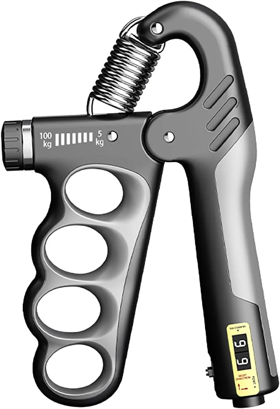 Hand Grip Strengthener with Adjustable Resistance 11-220Lbs(5-100KG), Automatic Counter