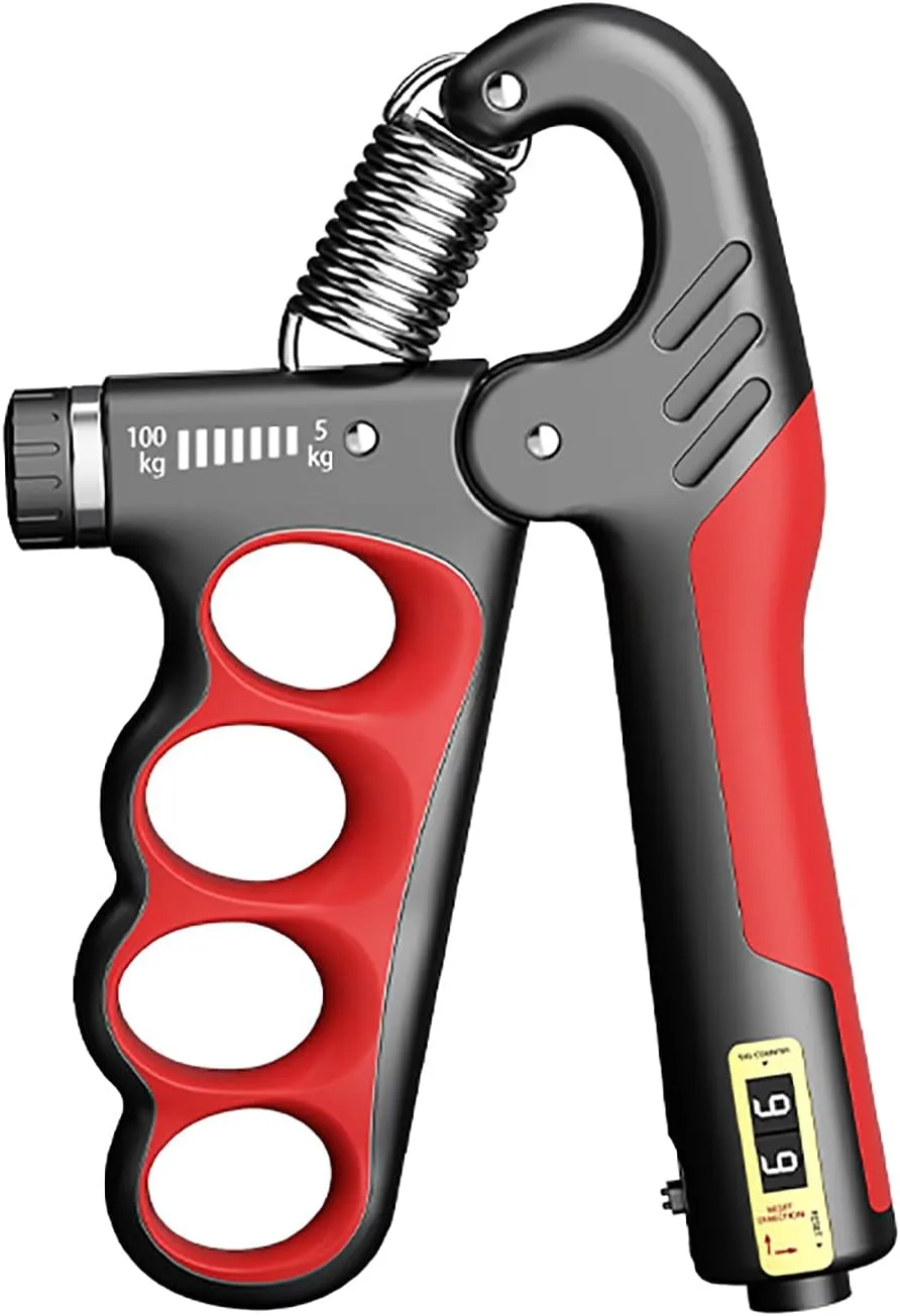 Hand Grip Strengthener with Adjustable Resistance 11-220Lbs(5-100KG), Automatic Counter