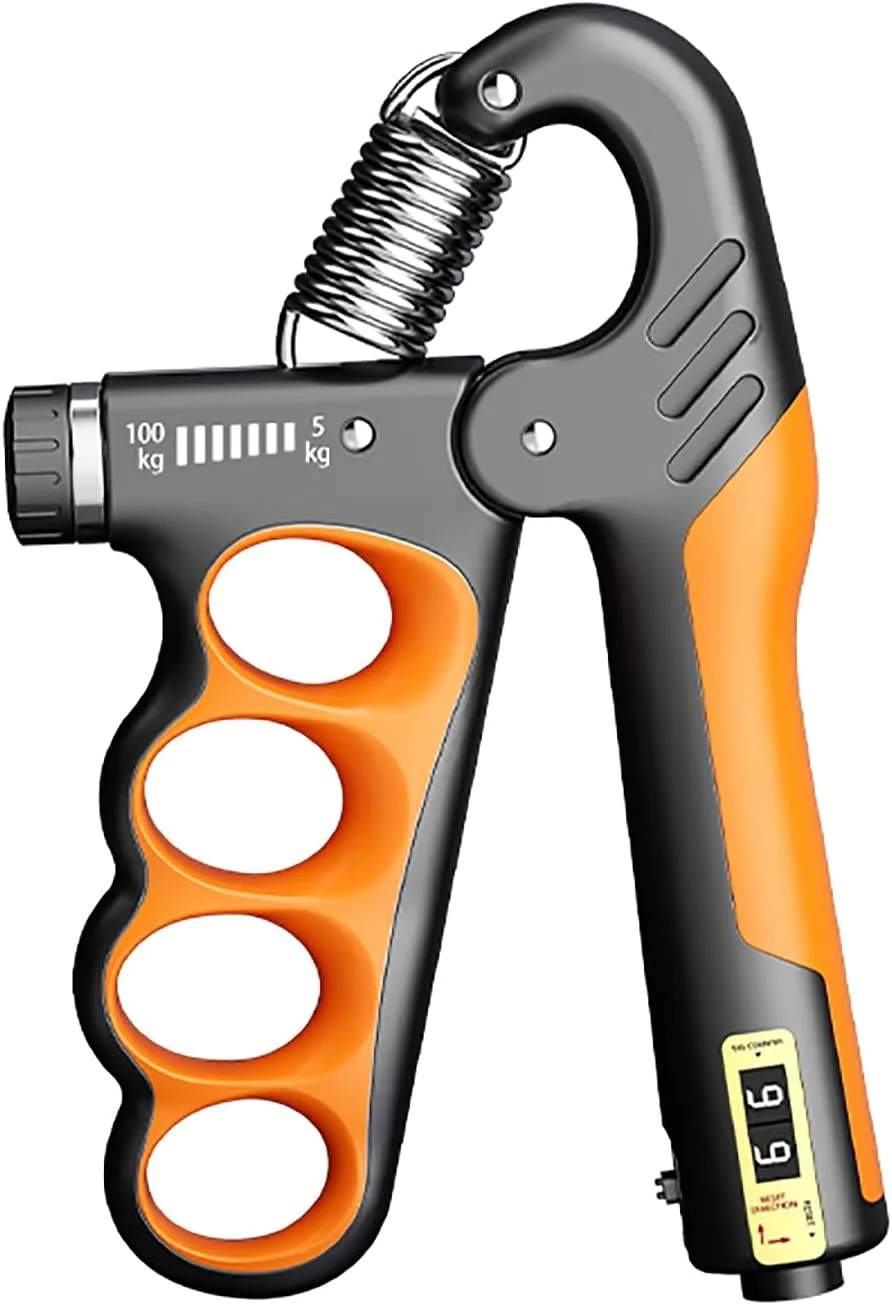 Hand Grip Strengthener with Adjustable Resistance 11-220Lbs(5-100KG), Automatic Counter